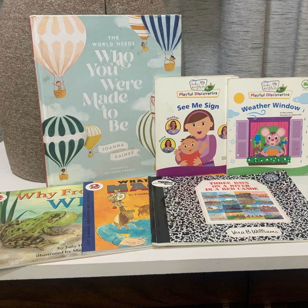 Children's Book Collection Lot of 6 with Colorful Covers